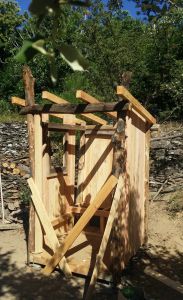 Toilettes seches ossature